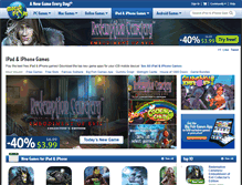 Tablet Screenshot of bigfishgames.com